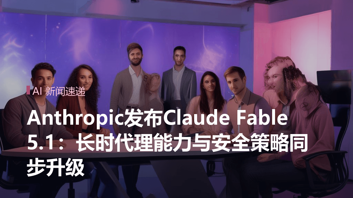 Anthropic发布Claude Fable 5.1：长时代理能力与安全策略同步升级封面