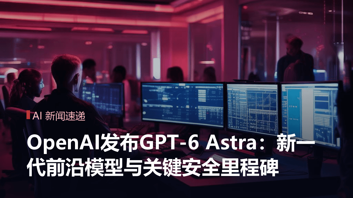 OpenAI发布GPT-6 Astra：新一代前沿模型与关键安全里程碑封面